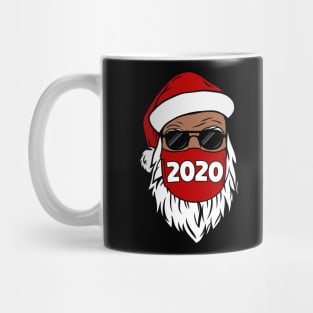 African American Santa Black Christmas - Santa Wearing Mask for women men kids Mug